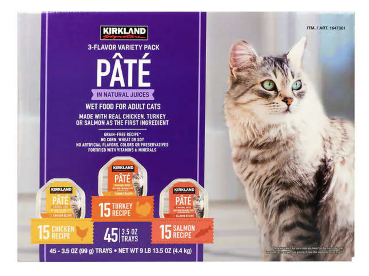 Costco cat food: Kirkland Pate
